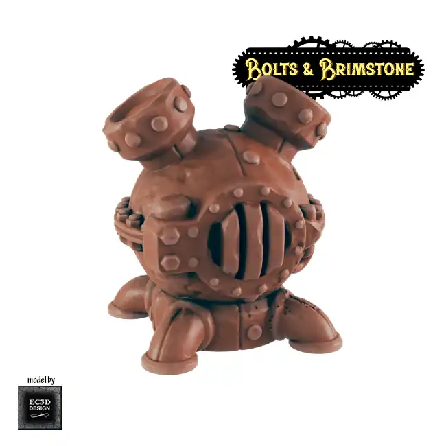 Boiler (Bolts & Brimstone 3D print, resin) - Afbeelding 4