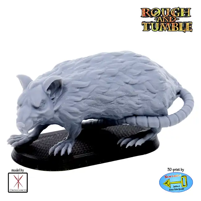 Giant Rat 1 (resin 3D print)