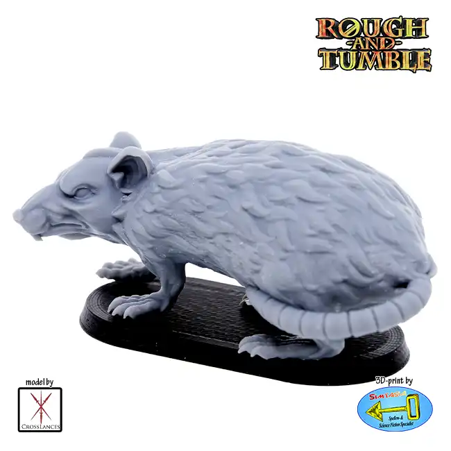 Giant Rat 1 (resin 3D print) - Afbeelding 2