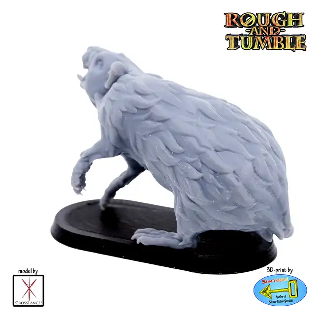 Giant Rat 2 (resin 3D print) - Afbeelding 2