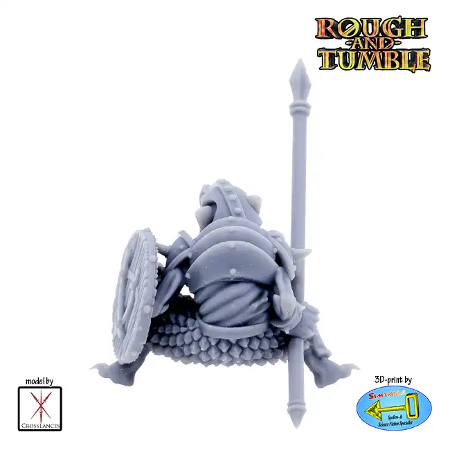 Rat Knight, no mount (resin 3D print) - Afbeelding 3