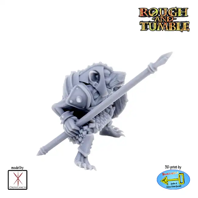 Rat Knight, no mount (resin 3D print) - Afbeelding 4