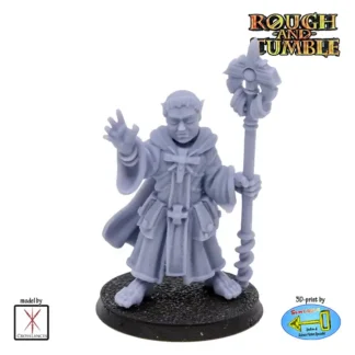 Male Halfling Cleric (resin 3D print)