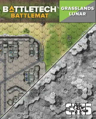 BattleTech Battlemat: Lunar/Grasslands B