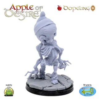 Dopeling, Creature (3D print, resin)