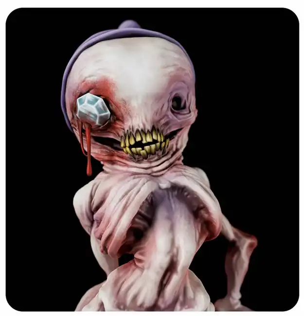 Dopeling, Creature (3D print, resin) - Afbeelding 3