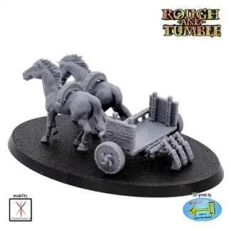 Halfling 'War' Plow (resin 3D print)