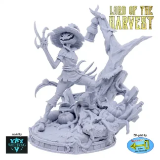 Queen of the Harvest (3D print, resin)