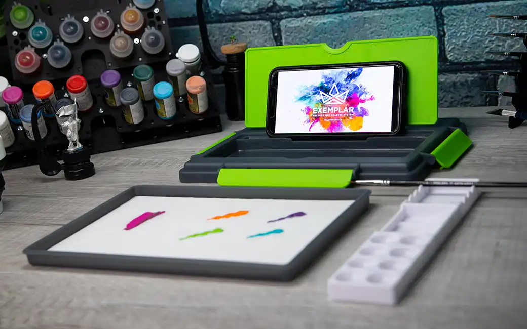 Exemplar MEGA Wet Palette, Blue - Afbeelding 3