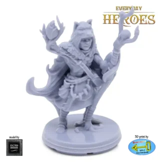 Male Human Druid (Everyday Heroes 3D print, resin)