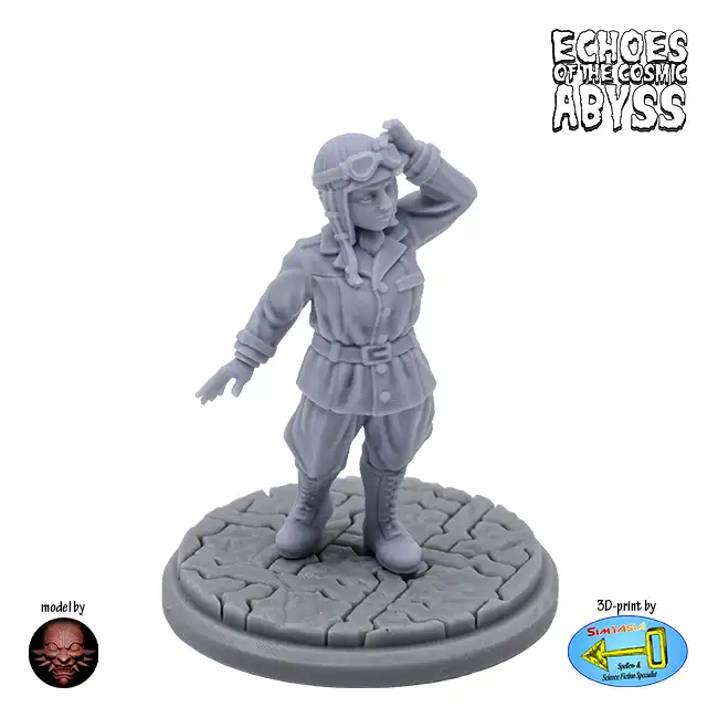 Investigator: The Aviatrix (EotCA, resin 3D print)