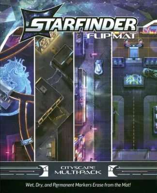 Starfinder Flip-Mat: Cityscape Multi-Pack (accessory)