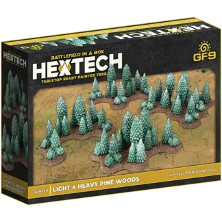 HexTech: Winter Light & Heavy Pine Woods (Battlefield in a box)