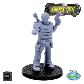 Dawg The Bounty Hunter (Ghost City 3D print, resin)