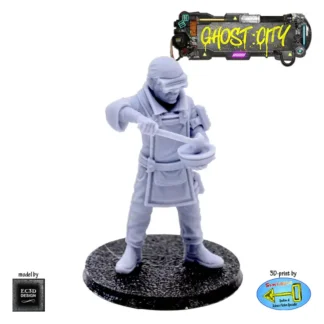 El Chefe (Ghost City 3D print, resin)