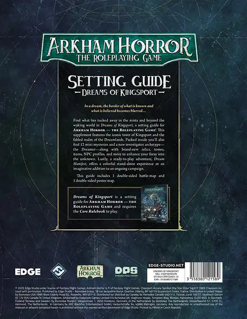 Arkham Horror RPG - Dreams of Kingsport (Setting Guide) - Afbeelding 3