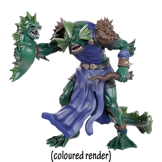 Sahuagin Priestess (D&D Nolzur's Marvelous Miniatures)(1) - Afbeelding 2