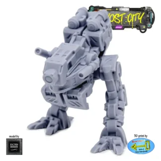 Large Security Mech (Ghost City 3D print, resin)
