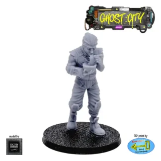 Noodle Eater (Male Civilian 5) (Ghost City 3D print, resin)