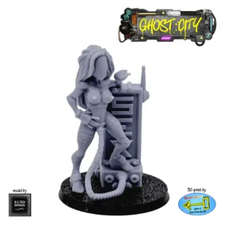 Pleasure Bot (Ghost City 3D print, resin)