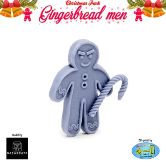 Gingerbread Man 1 (Christmas Pack, 3D print, resin)