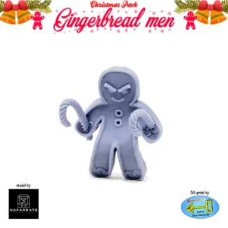 Gingerbread Man 3 (Christmas Pack, 3D print, resin)