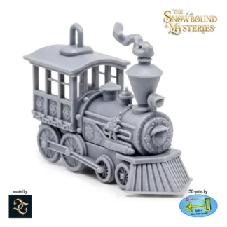 Shadowline Express Locomotive (Snowbound Mysteries resin 3D print)