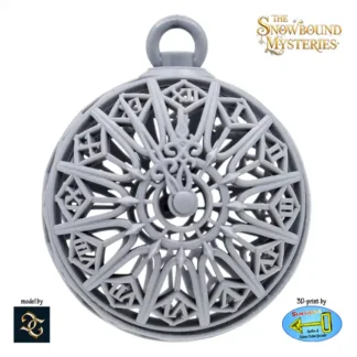 Nocturne’s Hourglass (Snowbound Mysteries resin 3D print)