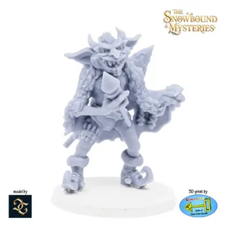 The Gloom Gigglers: Grizzle (Snowbound Mysteries, resin 3D print)