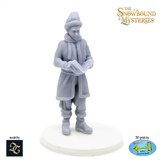 George Everlight (Snowbound Mysteries, resin 3D print)