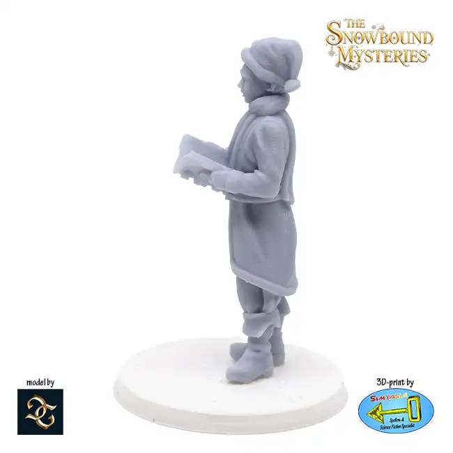 George Everlight (Snowbound Mysteries, resin 3D print) - Afbeelding 2