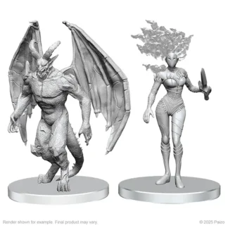 Gargoyle & Shae (Pathfinder Battles)(2)