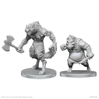 Werewolf & Wereboar (Pathfinder Battles Deep Cuts)(2)