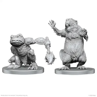 Boggard Scout & Castoroides (Pathfinder Battles Deep Cuts)(2)