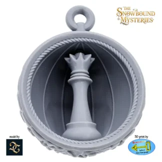 Queen’s Gambit Sphere (Snowbound Mysteries resin 3D print)