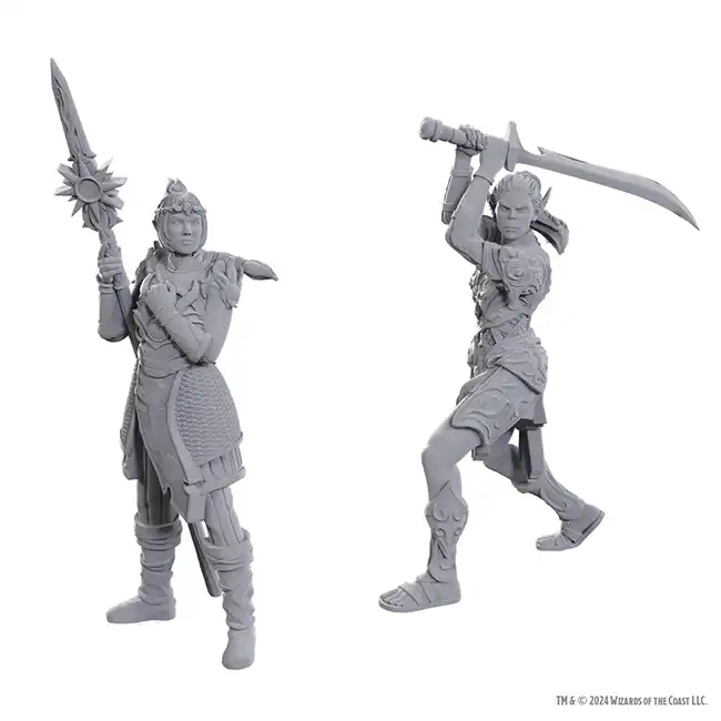 Baldur's Gate 3: Lae'zel & Shadowheart (D&D Nolzur's Marvelous Miniatures Special Edition)(2)