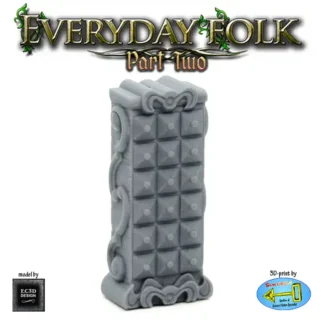 Apothecary Cabinet, tall (Everyday Folk 2 3D print, resin)