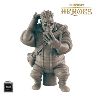 Male Giant Scholar (Everyday Heroes 3D print, resin)