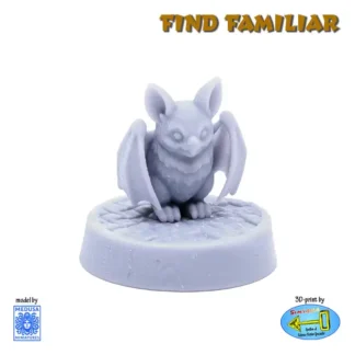 Bat familiar (Find Familiar Volume 1, 3D print, resin)