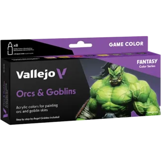 Orcs & Goblins (Vallejo Fantasy Color Series), 8x18ml