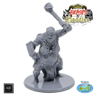 Female Hill Giant (Beasts & Baddies 3D print, resin)