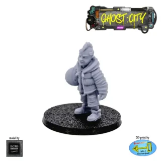 Young Boy (Kid 1) (Ghost City 3D print, resin)