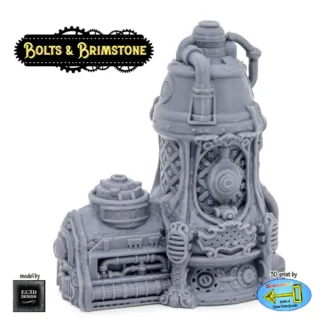 Ornate Boiler 1 (Bolts & Brimstone 3D print, resin)