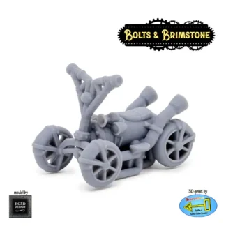 Steam Cart (Bolts & Brimstone 3D print, resin)