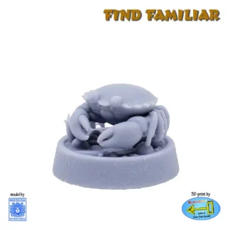 Crab familiar (Find Familiar Volume 3, 3D print, resin)