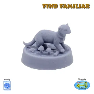 Ferret familiar (Find Familiar Volume 3, 3D print, resin)
