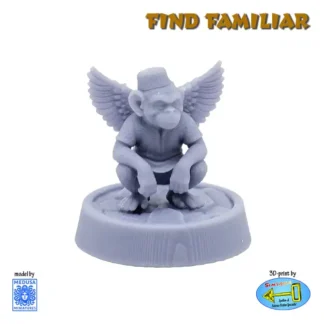 Flying Monkey familiar (Find Familiar Volume 3, 3D print, resin)