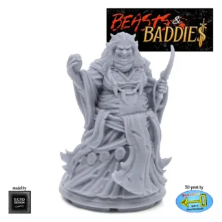 Hag 2  (Beasts & Baddies V2, 3D print, resin)
