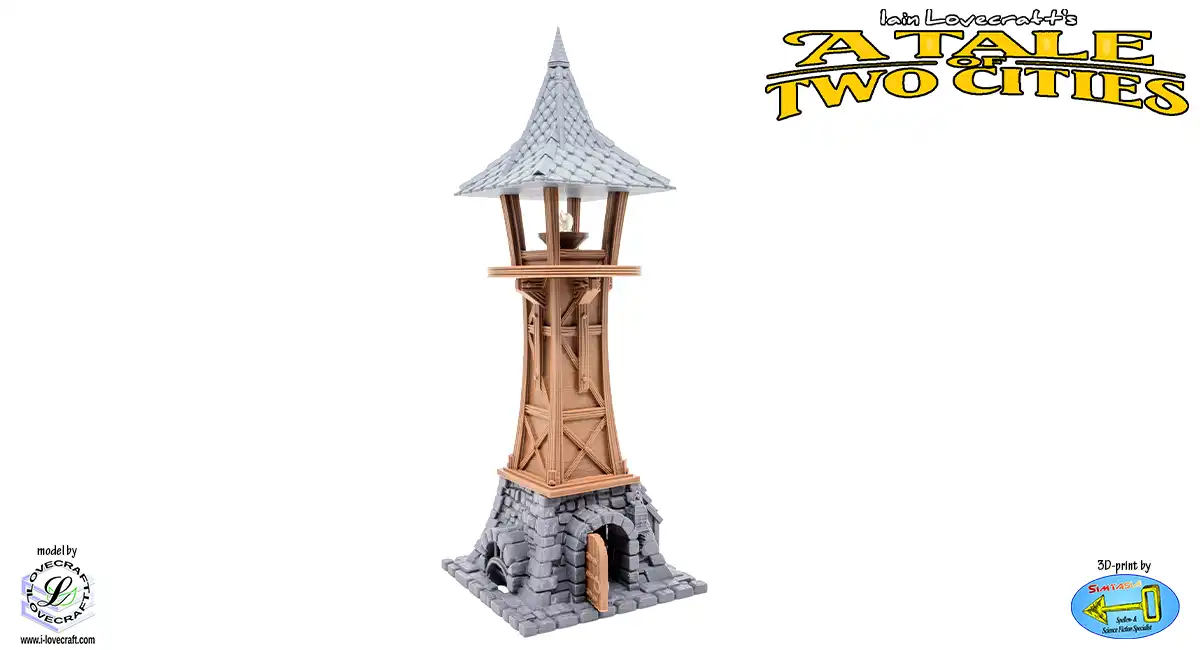 The Light Keeper (A Tale of Two Cities 3D print, PLA)