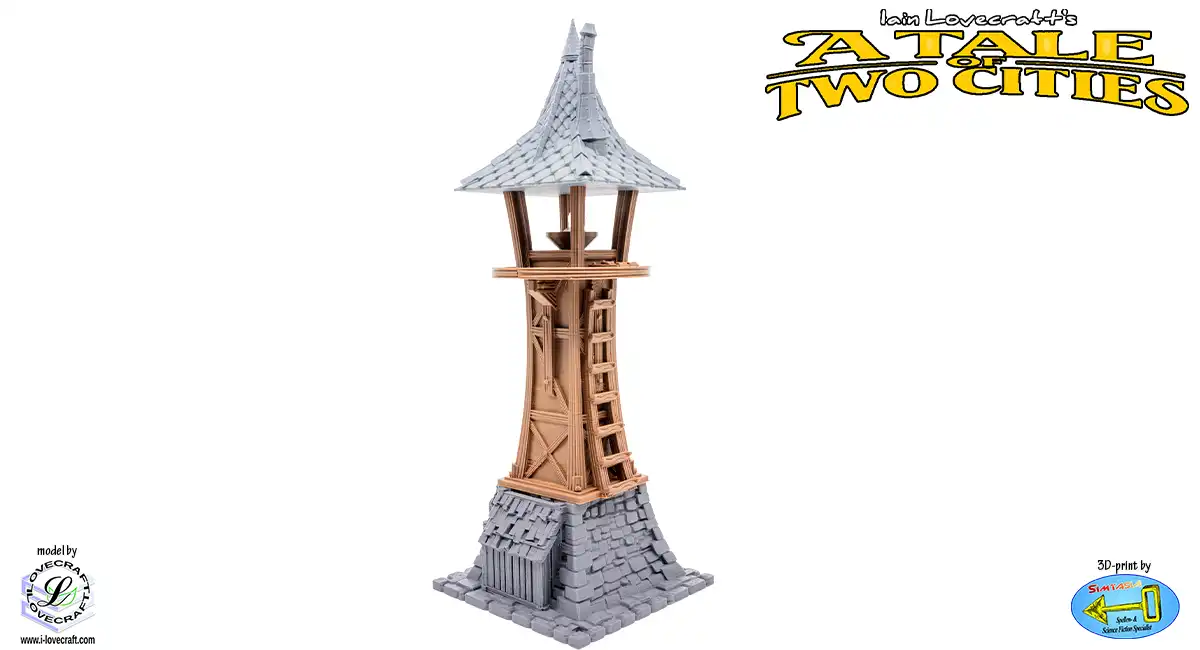 The Light Keeper (A Tale of Two Cities 3D print, PLA) - Afbeelding 2